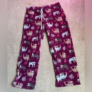 sloth pajama pants